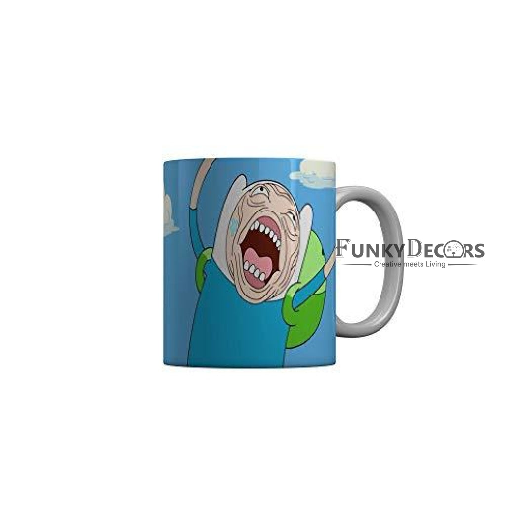 Funkydecors 3D Cartoon Ceramic Mug 350 Ml Multicolor Mugs