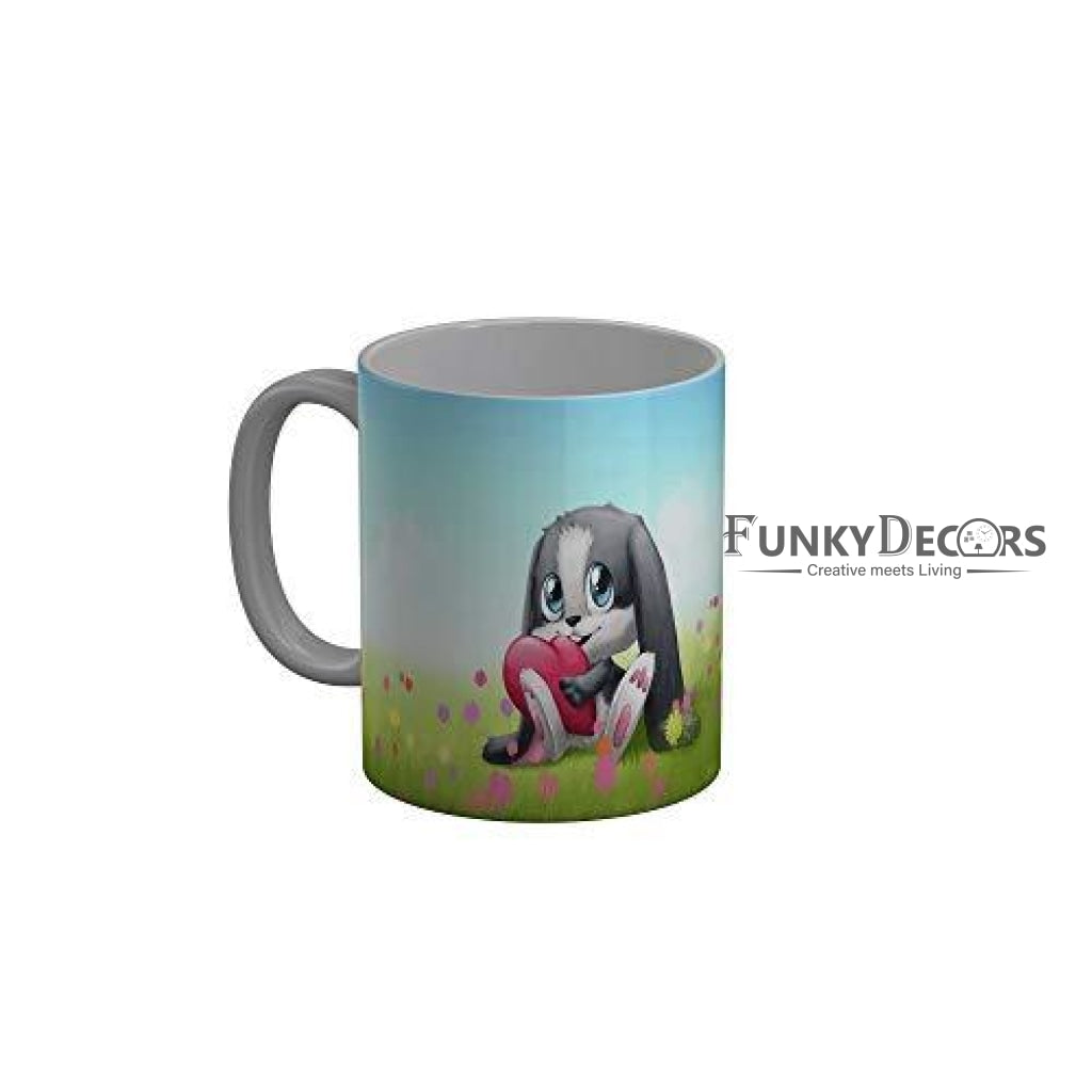 Funkydecors 3D Cartoon Ceramic Mug 350 Ml Multicolor Mugs