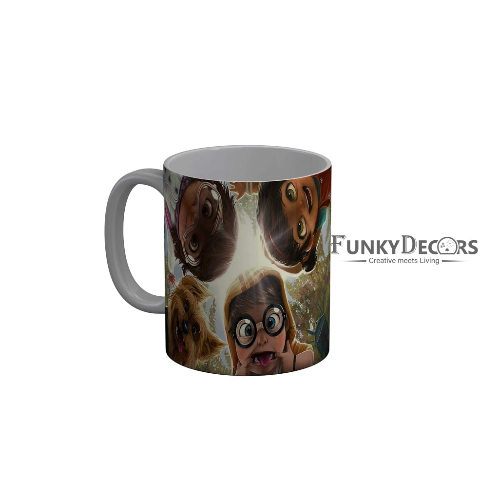 Funkydecors 3D Cartoon Ceramic Mug 350 Ml Multicolor Mugs