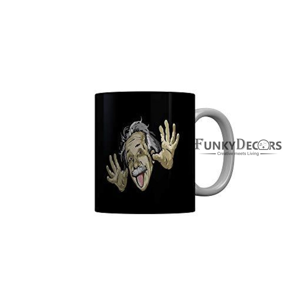 Funkydecors 3D Face Cartoon Ceramic Mug 350 Ml Multicolor Mugs