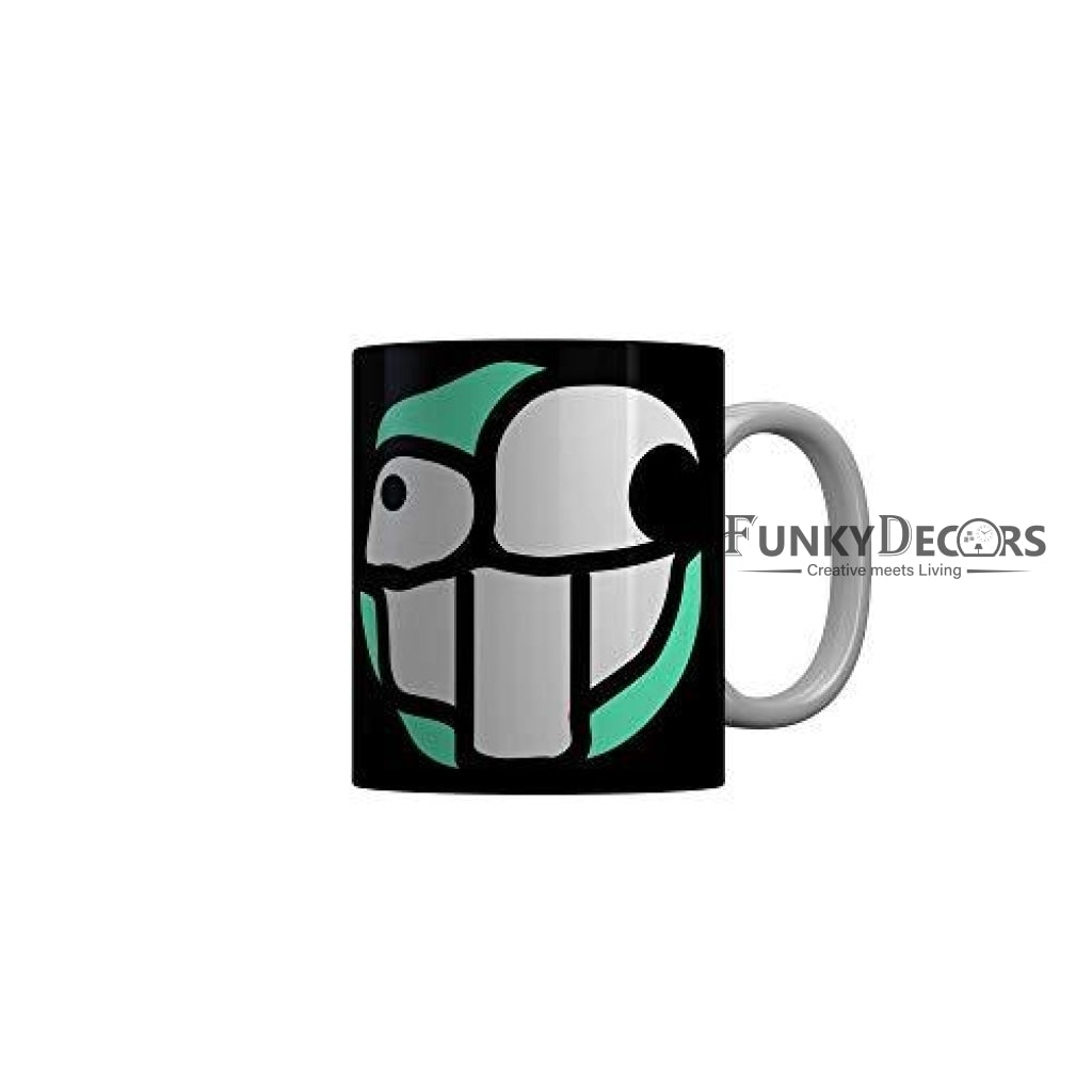 Funkydecors 3D Face Cartoon Ceramic Mug 350 Ml Multicolor Mugs