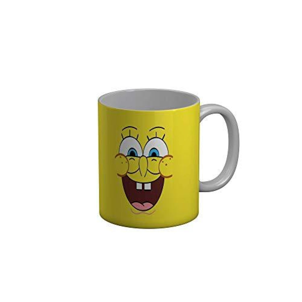 Funkydecors 3D Face Cartoon Ceramic Mug 350 Ml Multicolor Mugs