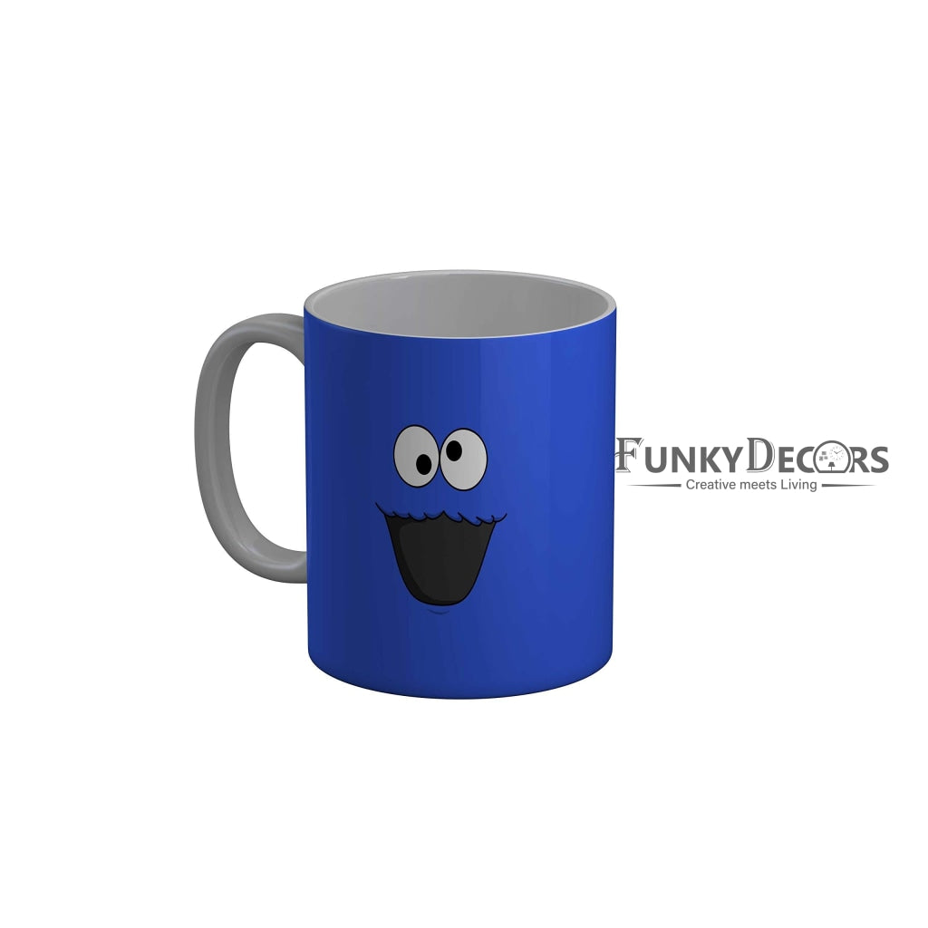 Funkydecors 3D Face Cartoon Ceramic Mug 350 Ml Multicolor Mugs