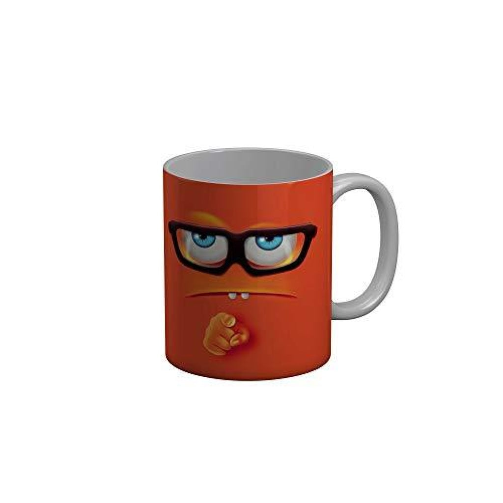 Funkydecors 3D Face Cartoon Ceramic Mug 350 Ml Multicolor Mugs