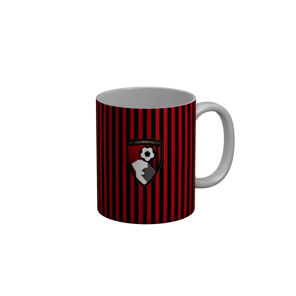 FunkyDecors AFC Bournemouth Football Black Red Ceramic Coffee Mug Football Logo Mug FunkyDecors