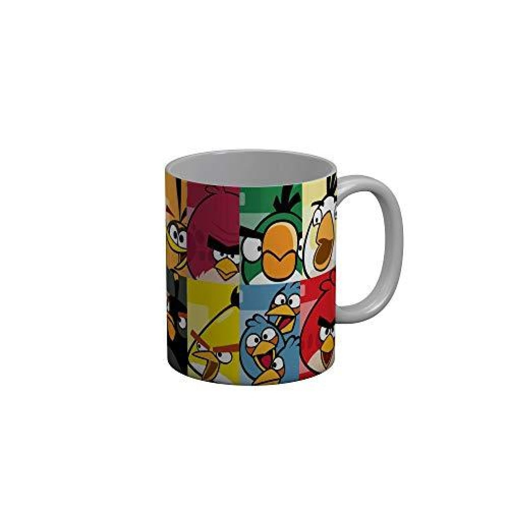 Funkydecors Angry Bird Cartoon Ceramic Mug 350 Ml Multicolor Mugs