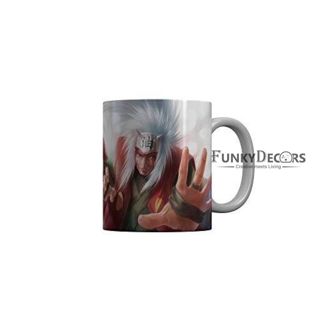 Funkydecors Anime Girl Gothic Cat Ceramic Mug 350 Ml Multicolor Mugs