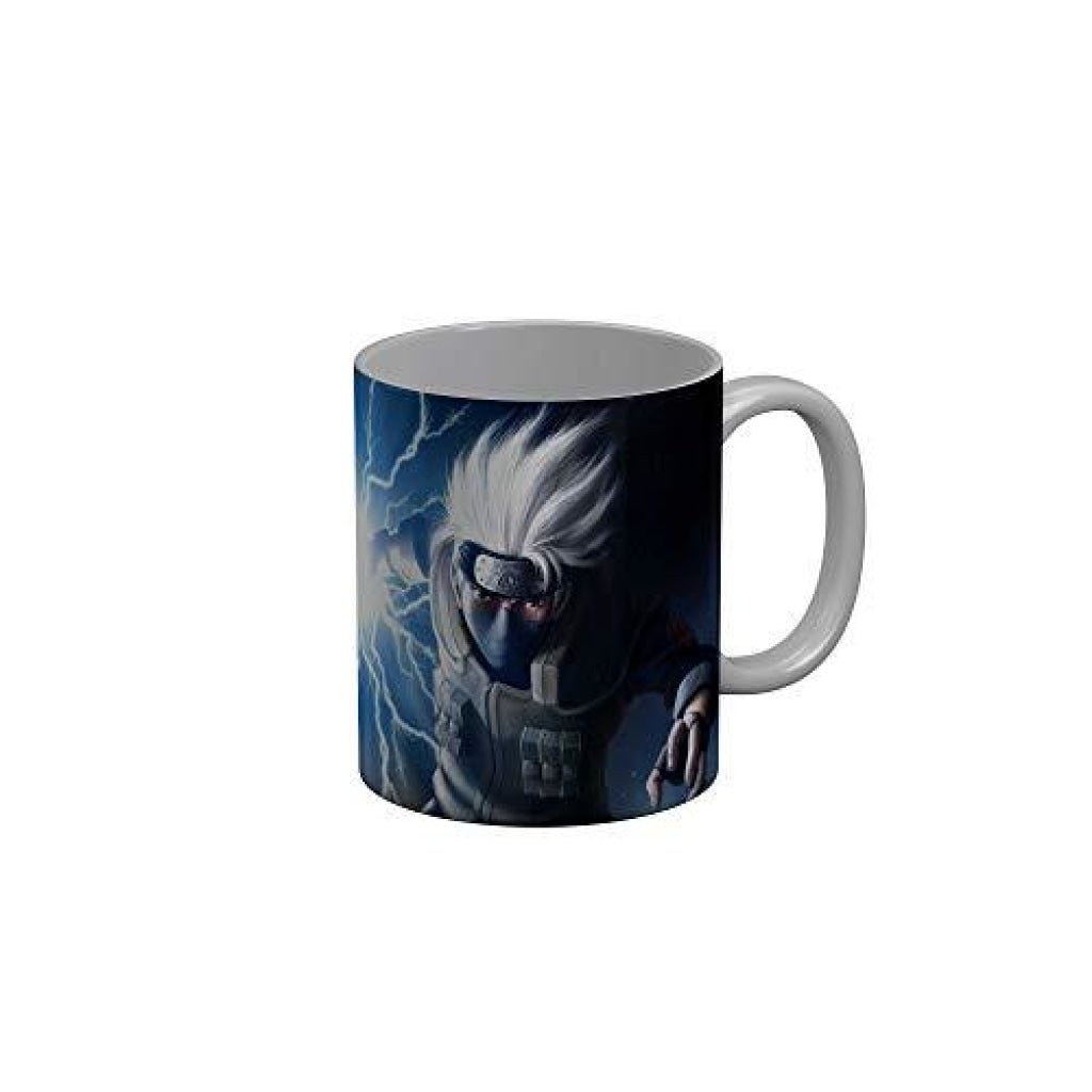 Funkydecors Anime Girl Gothic Cat Ceramic Mug 350 Ml Multicolor Mugs