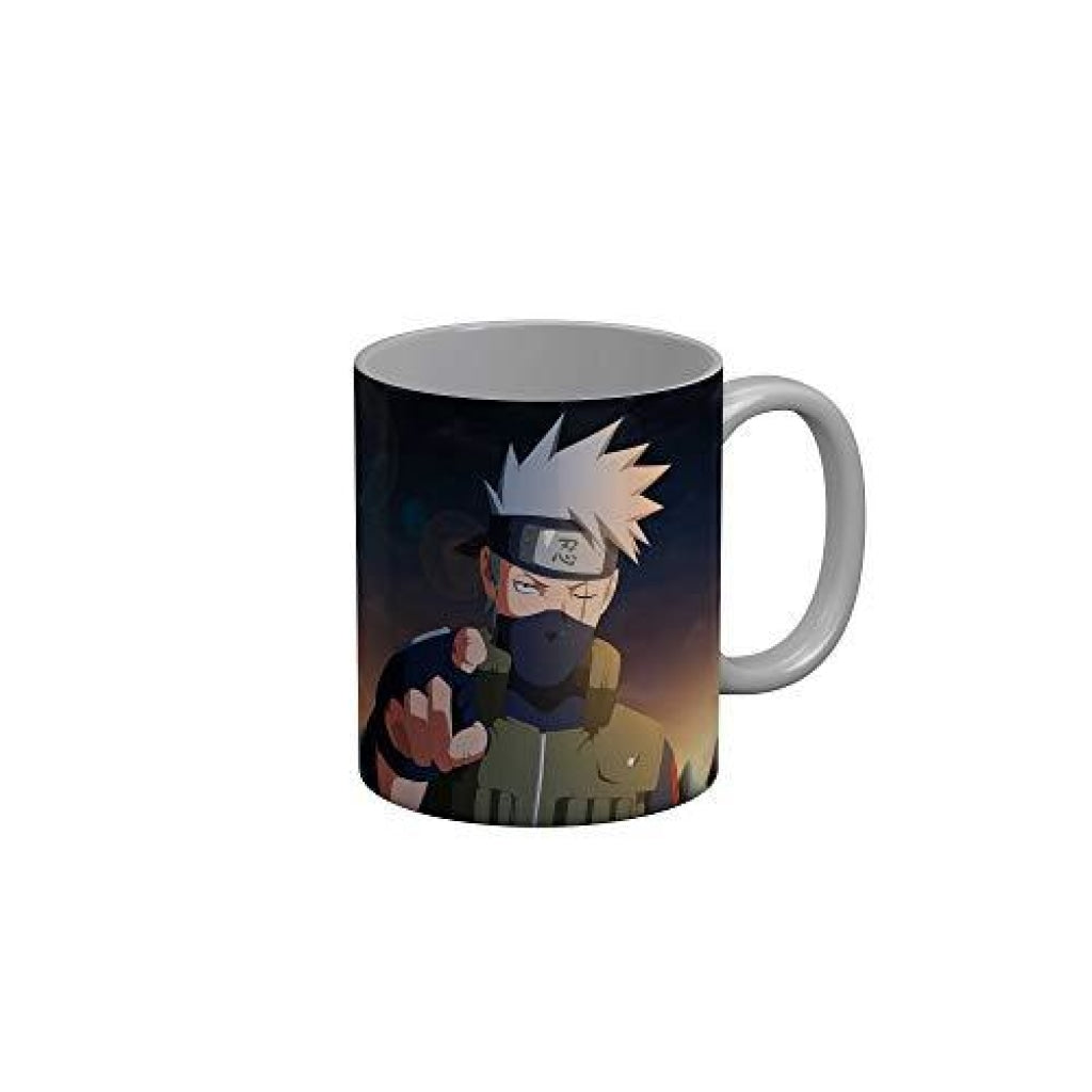 Funkydecors Anime Girl Gothic Cat Ceramic Mug 350 Ml Multicolor Mugs