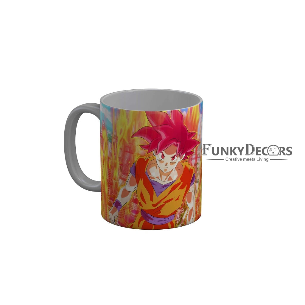 Funkydecors Anime Girl Gothic Cat Ceramic Mug 350 Ml Multicolor Mugs
