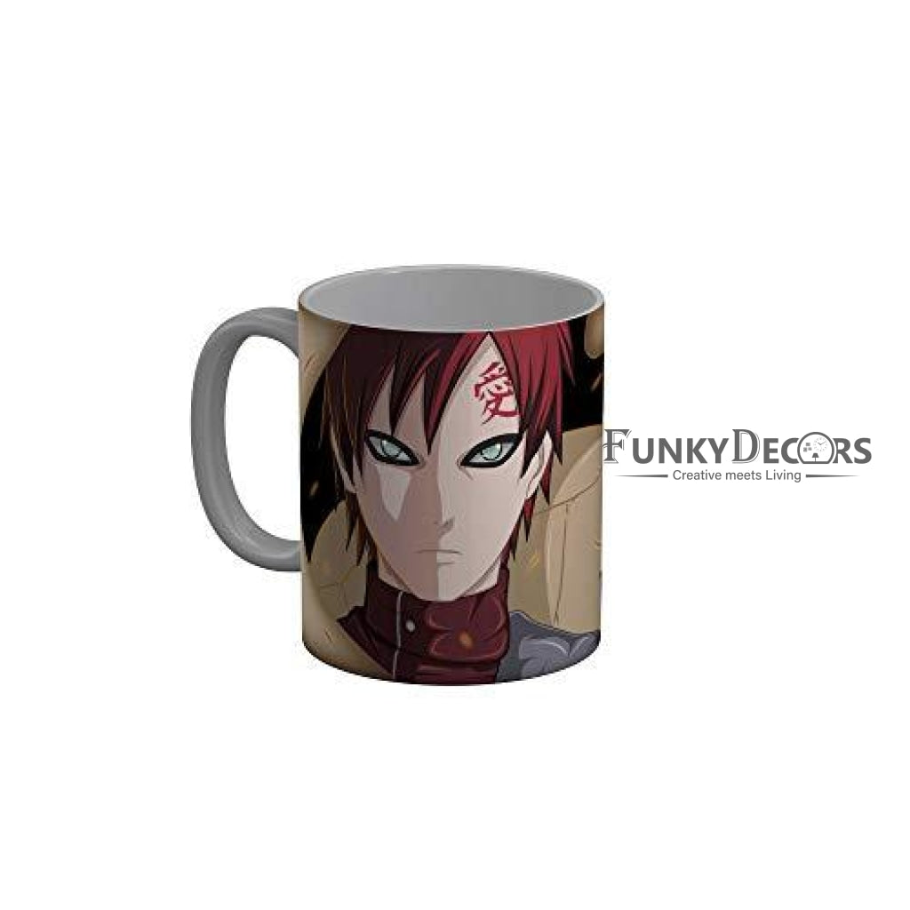Funkydecors Anime Girl Gothic Cat Ceramic Mug 350 Ml Multicolor Mugs