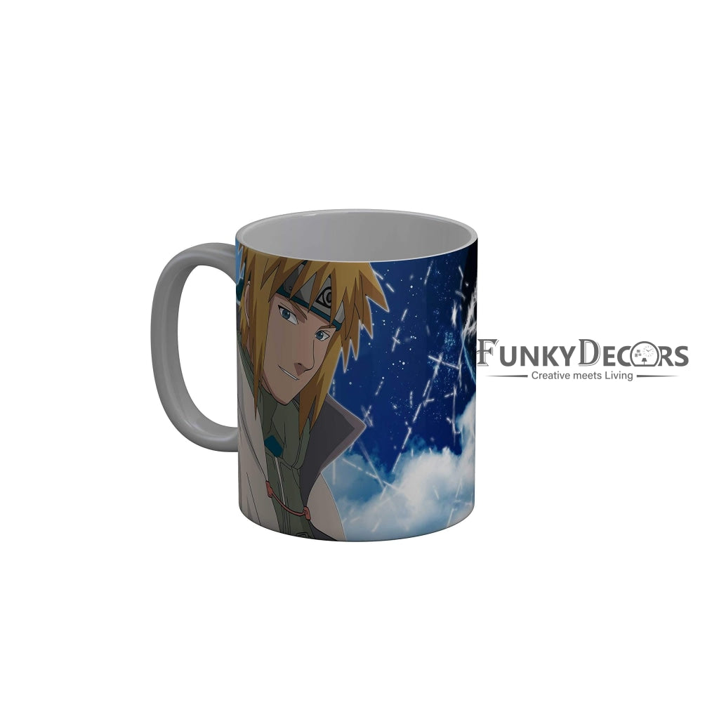 Funkydecors Anime Girl Gothic Cat Ceramic Mug 350 Ml Multicolor Mugs