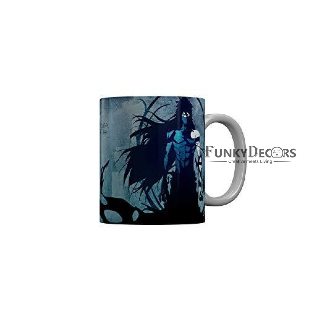 Funkydecors Anime Girl Gothic Cat Ceramic Mug 350 Ml Multicolor Mugs