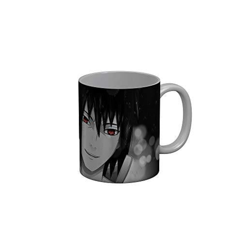 Funkydecors Anime Girl Gothic Cat Ceramic Mug 350 Ml Multicolor Mugs