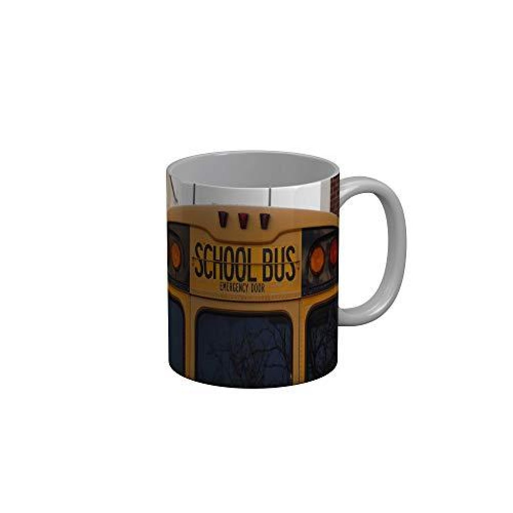 Funkydecors Back To School Childhood Memories Ceramic Mug 350 Ml Multicolor Mugs
