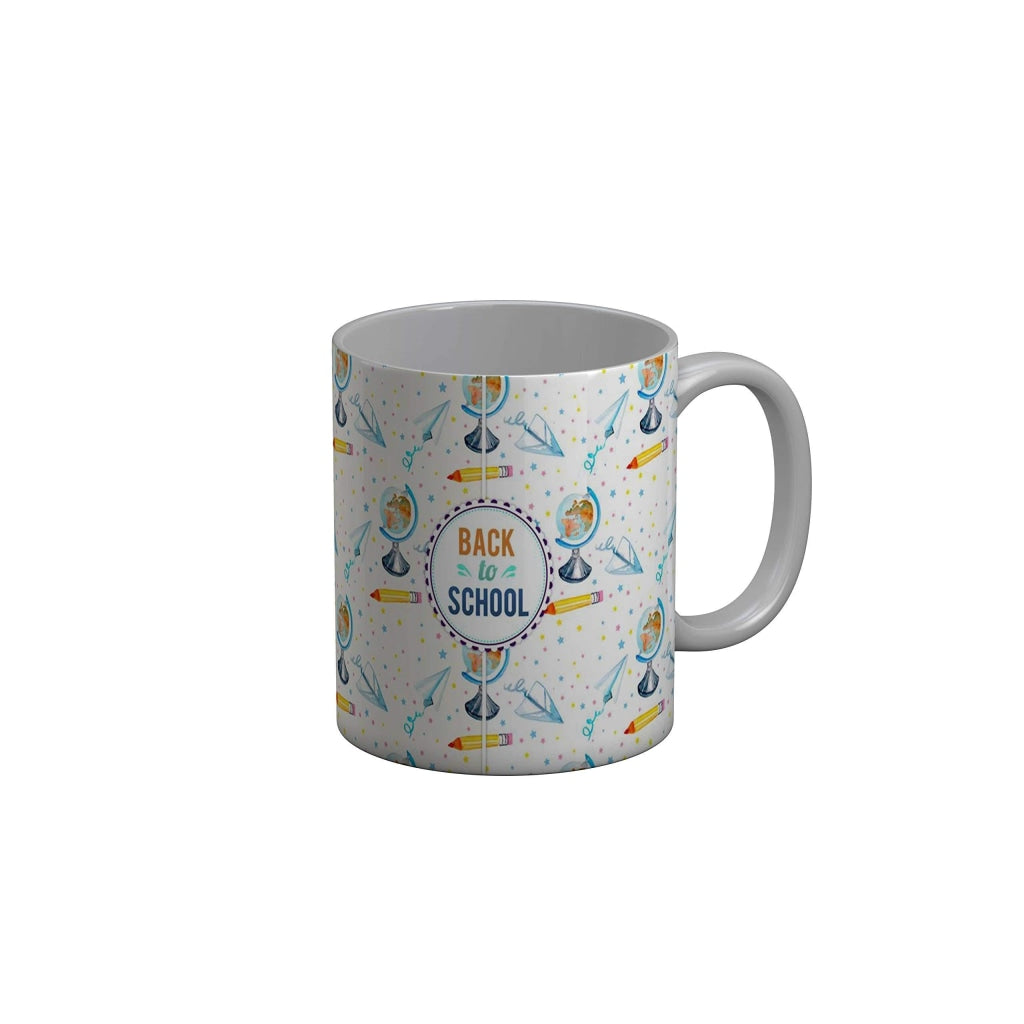 Funkydecors Back To School Childhood Memories Ceramic Mug 350 Ml Multicolor Mugs