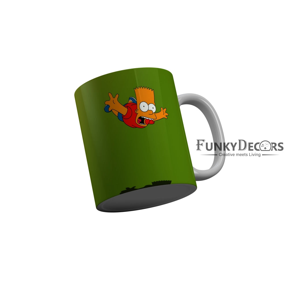 FunkyDecors Bart Simpson Ceramic Coffee Mug