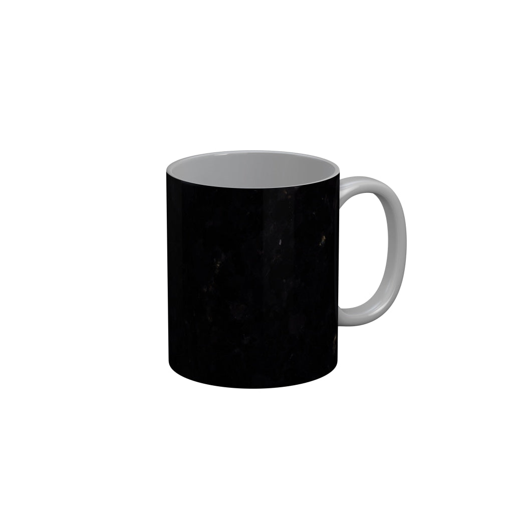 FunkyDecors Black Marble Pattern Ceramic Coffee Mug