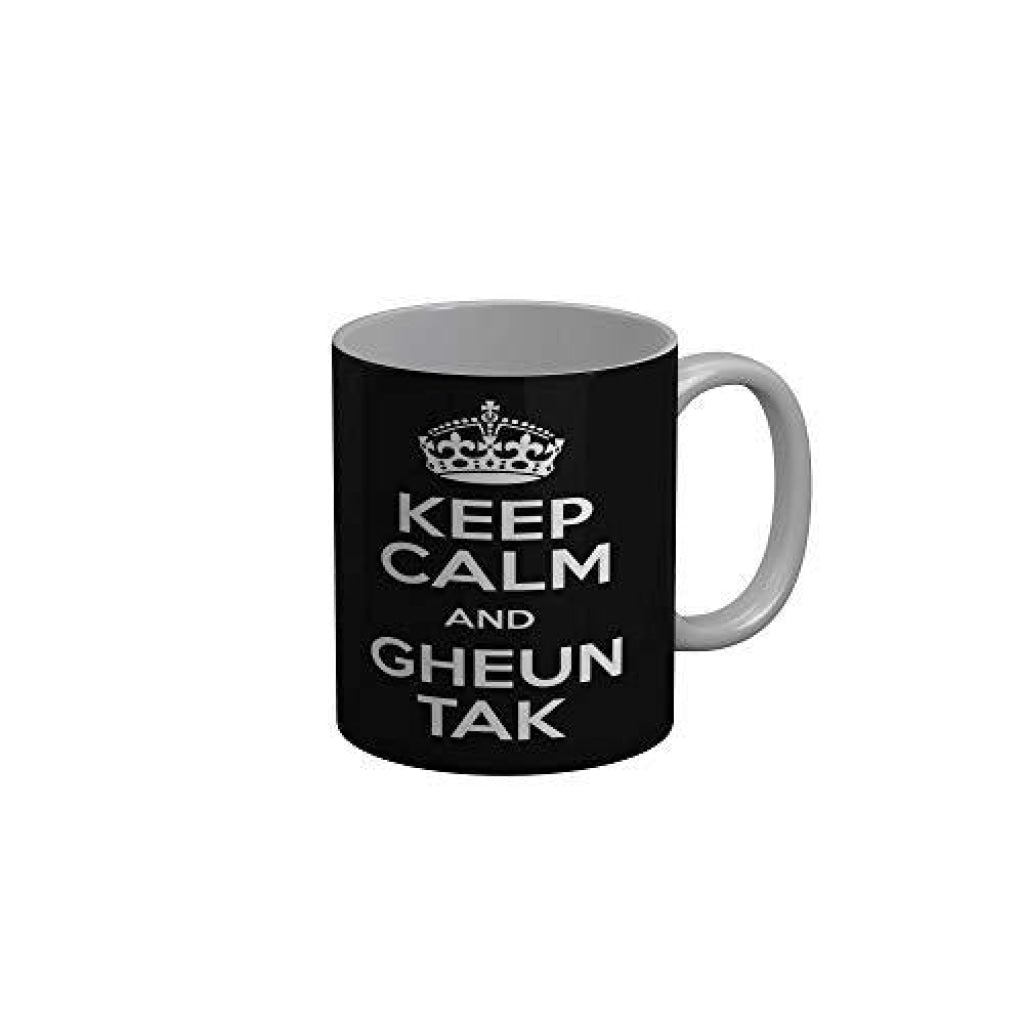Funkydecors Cafe Marathi Standup Comedy Funny Quotes Ceramic Mug 350 Ml Multicolor Mugs