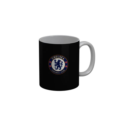 FunkyDecors Chelsea Football Club Black Ceramic Coffee Mug