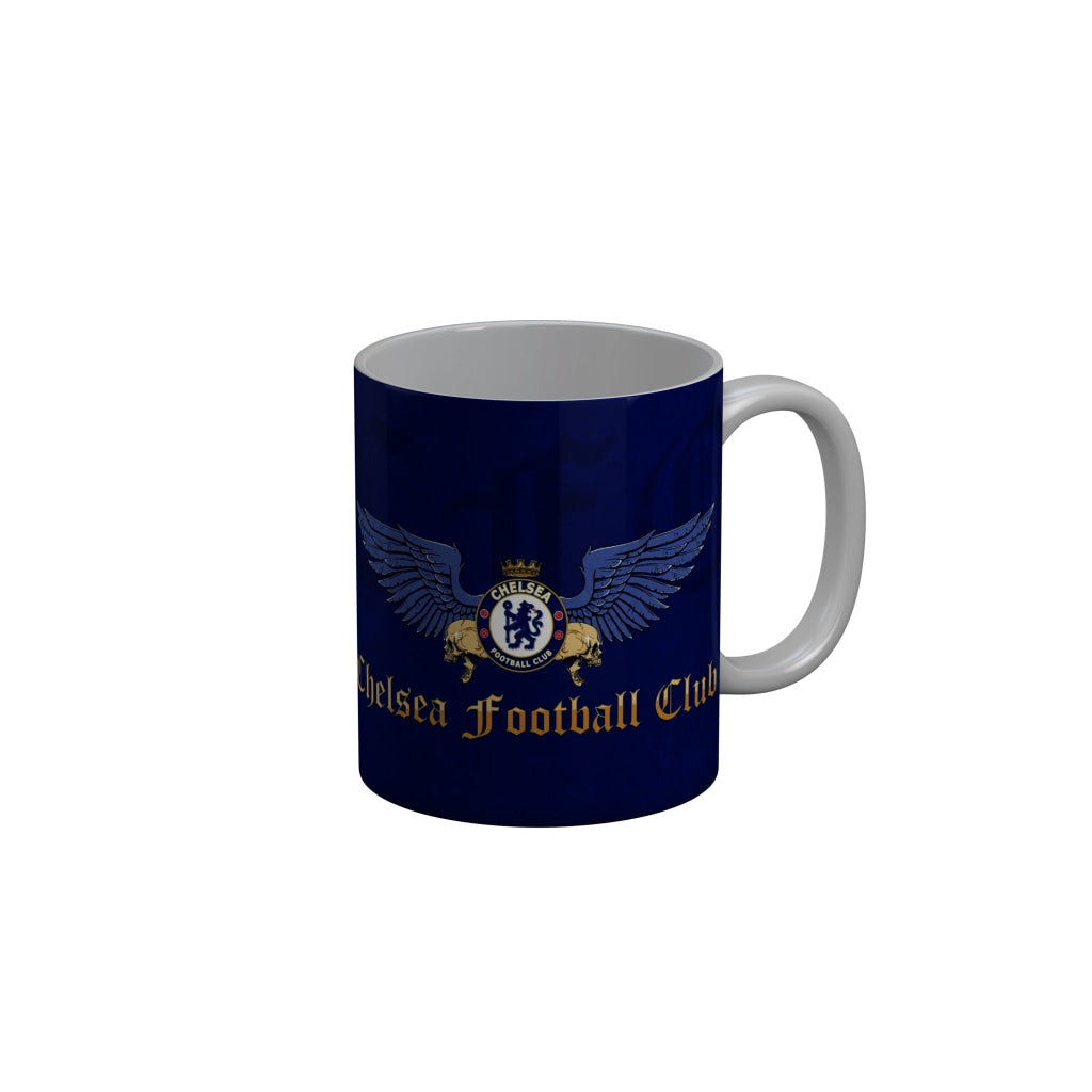 FunkyDecors Chelsea Football Club Blue Ceramic Coffee Mug