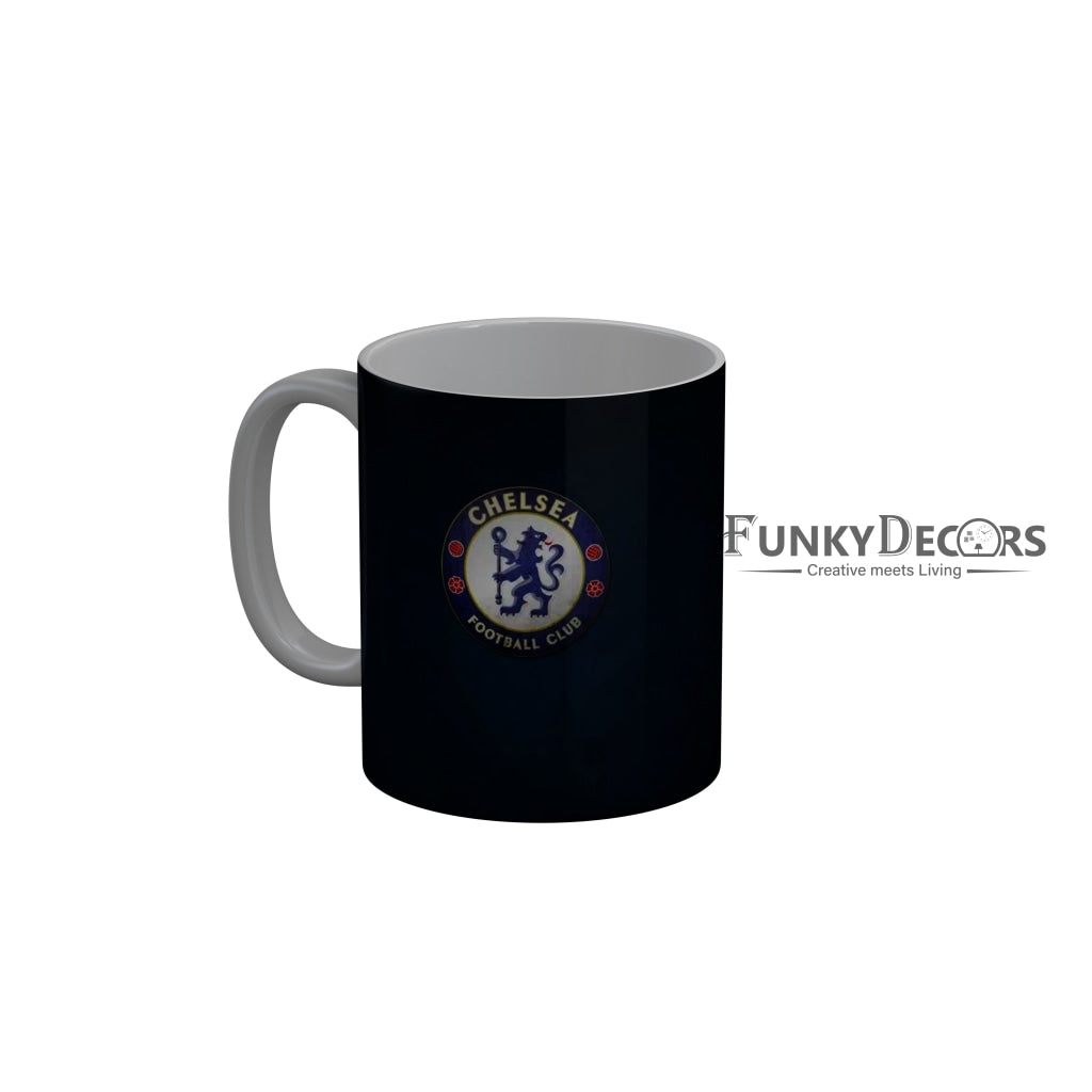 FunkyDecors Chelsea Football Club Blue Ceramic Coffee Mug