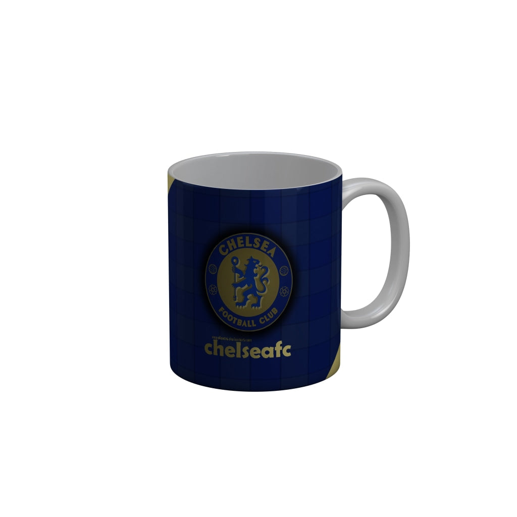 FunkyDecors Chelsea Football Club Blue Ceramic Coffee Mug