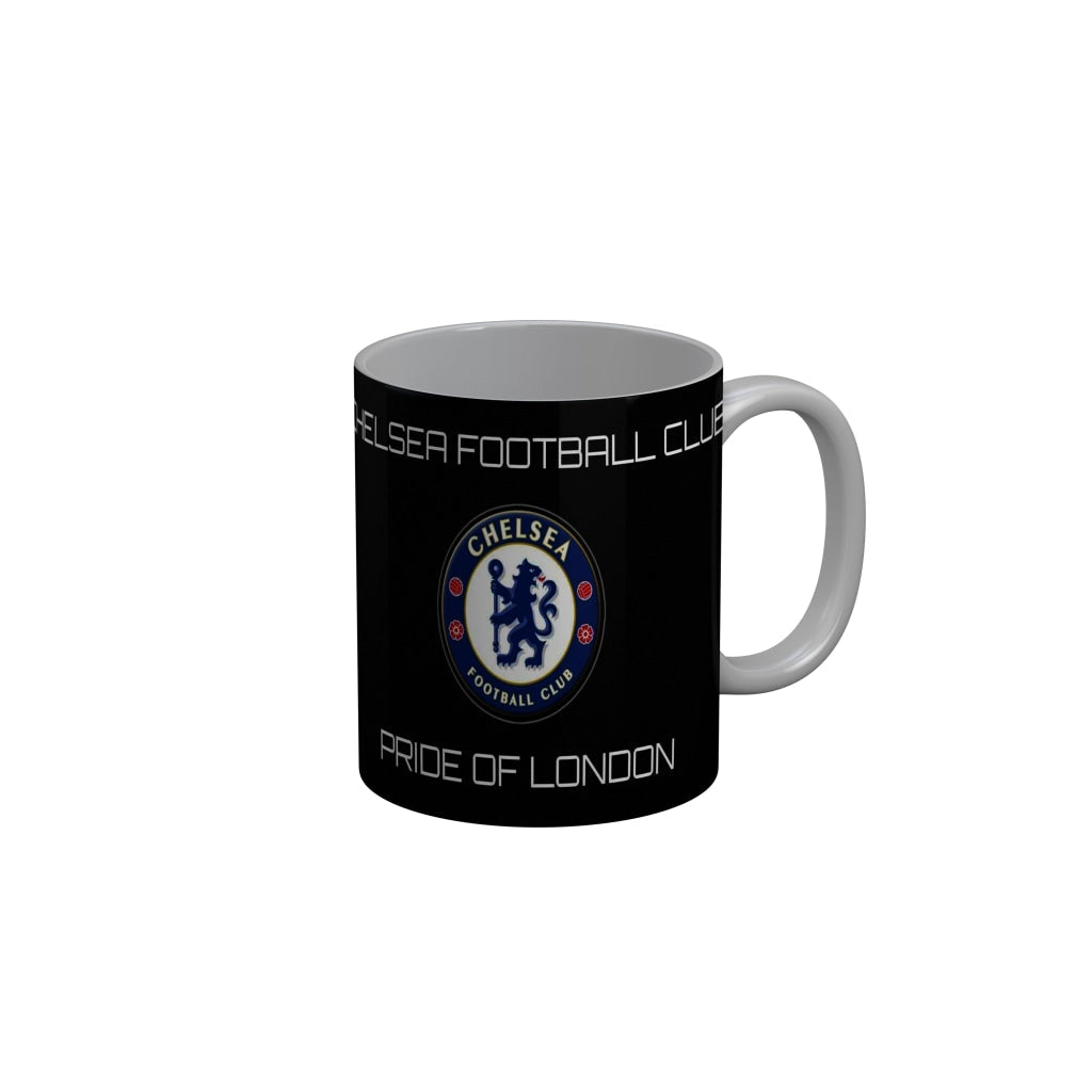 FunkyDecors Chelsea Football Club Pride of London Black Ceramic Coffee Mug