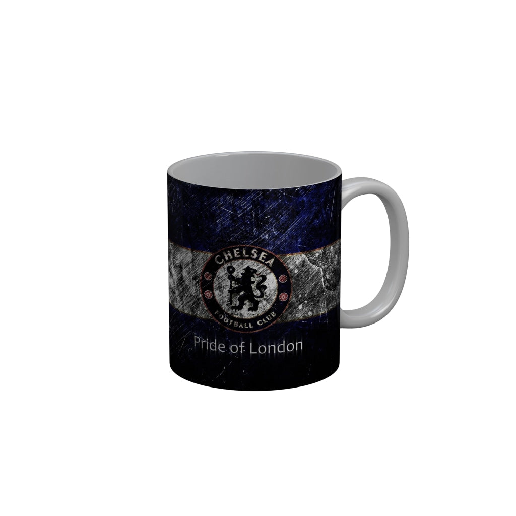 FunkyDecors Chelsea Football Club Pride of London Blue Ceramic Coffee Mug