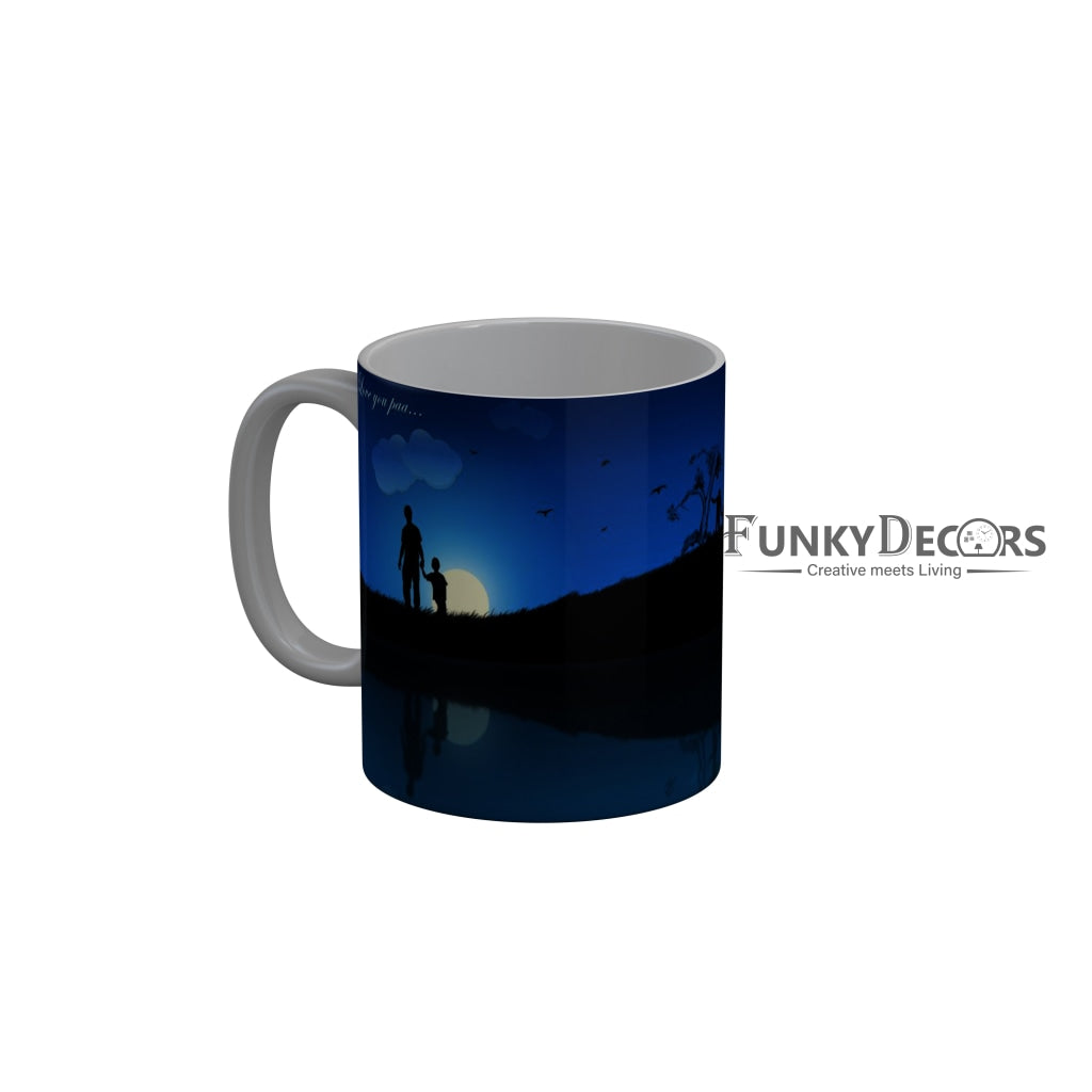 FunkyDecors Dad Birthday Father Day World Greatest Dad Ceramic Coffee Mug