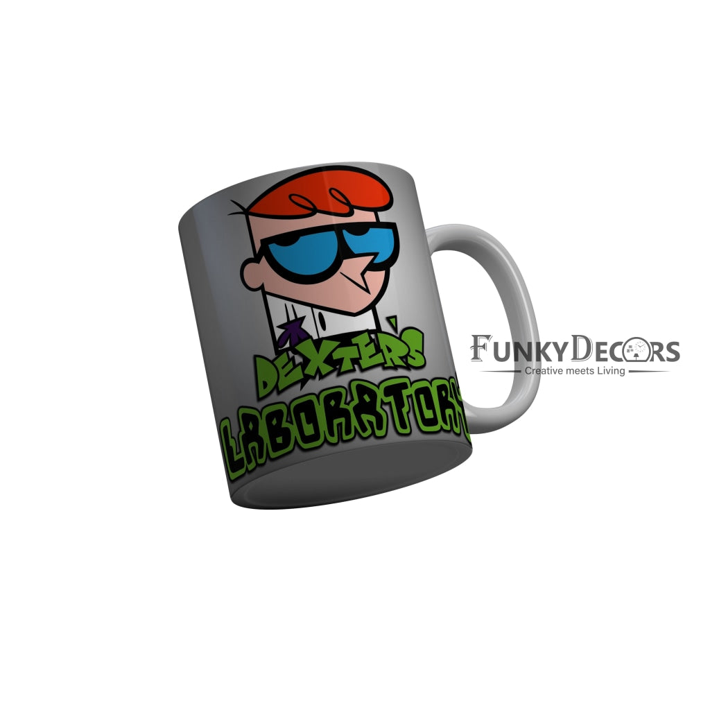 FunkyDecors Dexter Cartoon Ceramic Coffee Mug