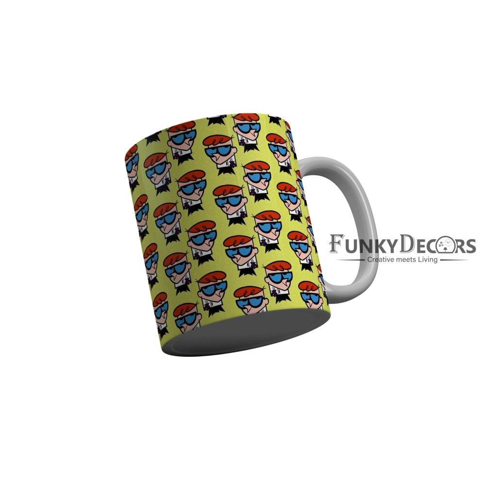 FunkyDecors Dexter Cartoon Ceramic Coffee Mug
