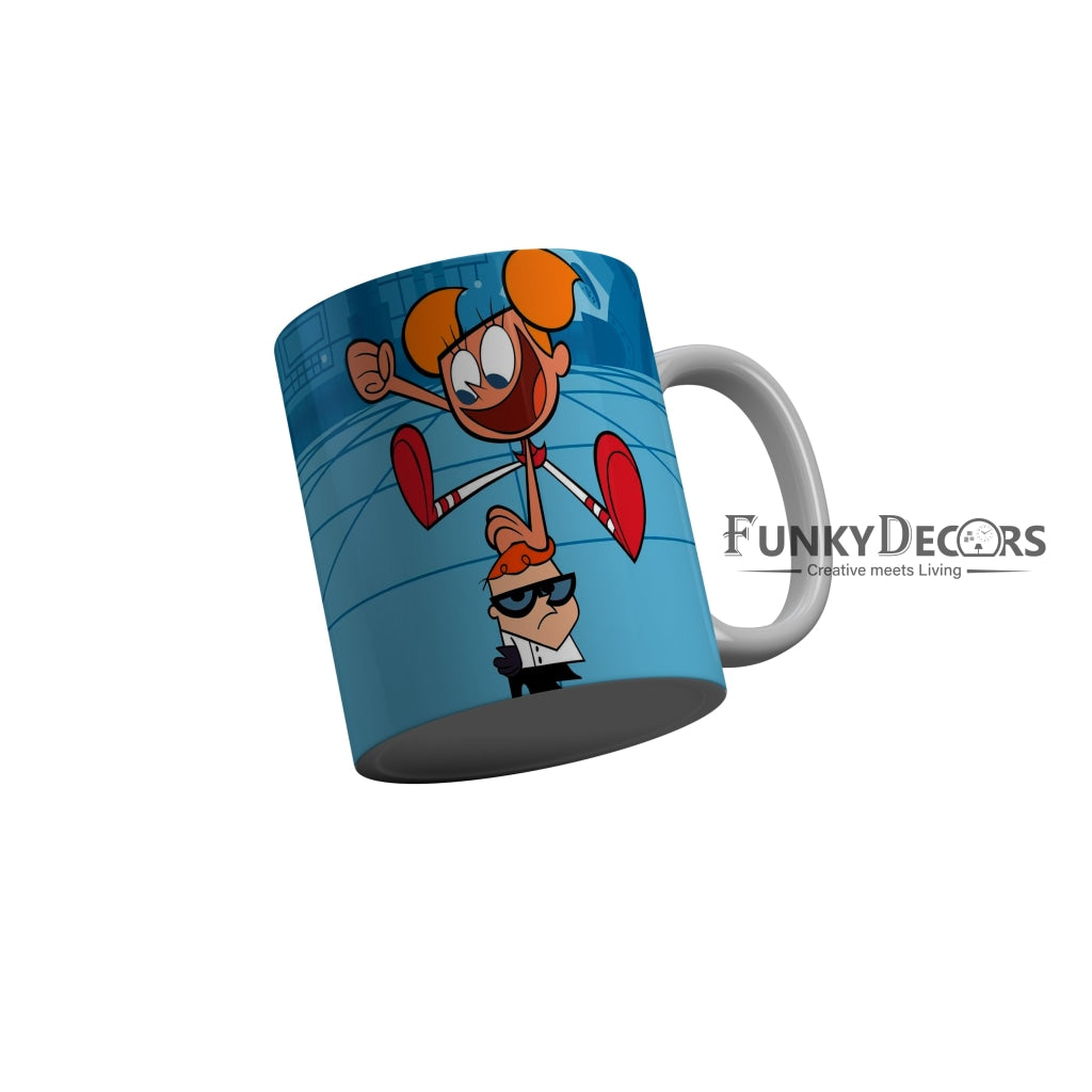 FunkyDecors Dexter Cartoon Ceramic Coffee Mug