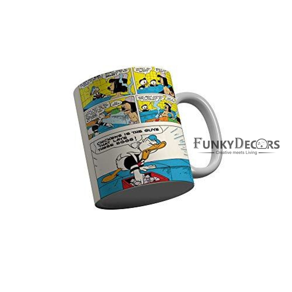 Funkydecors Disney Cartoon Ceramic Mug 350 Ml Multicolor Mugs