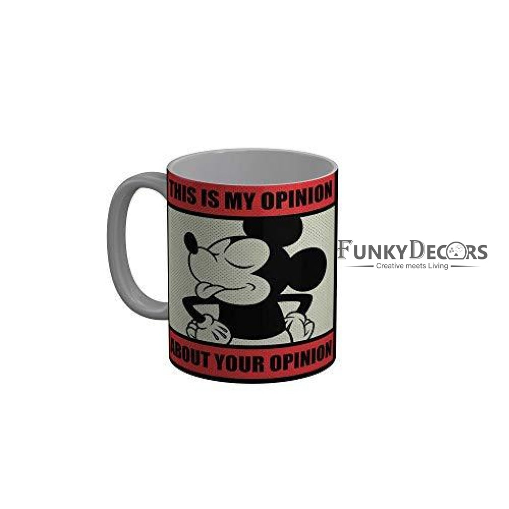 Funkydecors Disney Cartoon Ceramic Mug 350 Ml Multicolor Mugs