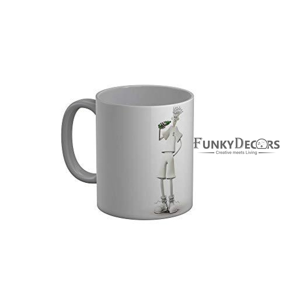Funkydecors Food Lover Ceramic Mug 350 Ml Multicolor Mugs