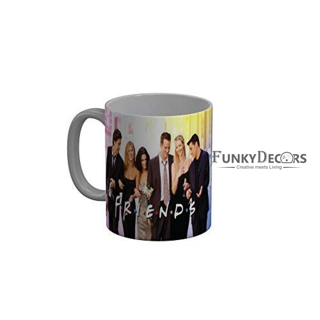 Funkydecors Friends Tv Series Ceramic Mug 350 Ml Multicolor Mugs