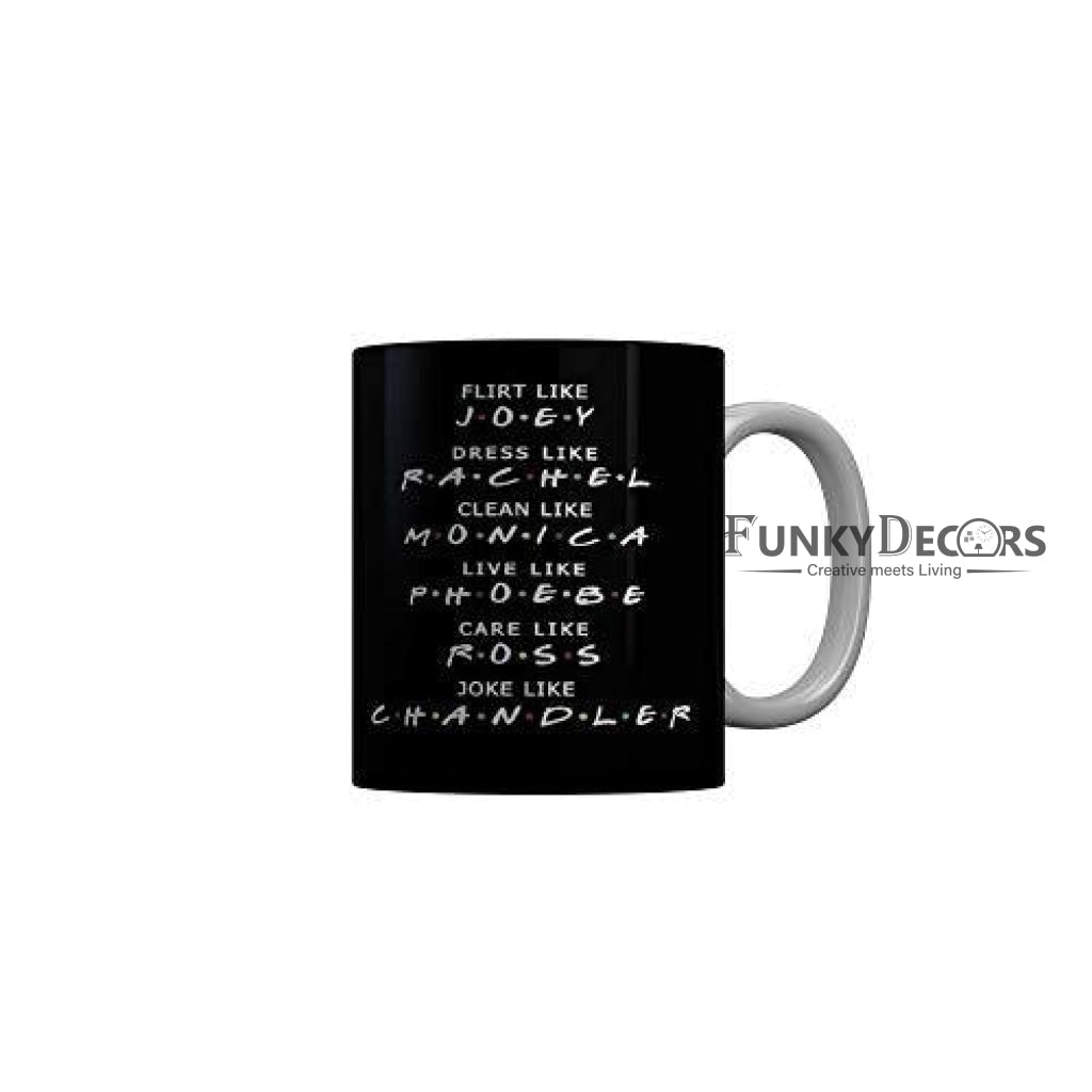 Funkydecors Friends Tv Series Ceramic Mug 350 Ml Multicolor Mugs