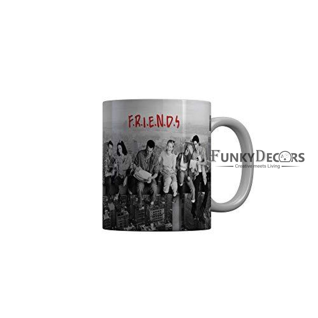 Funkydecors Friends Tv Series Ceramic Mug 350 Ml Multicolor Mugs