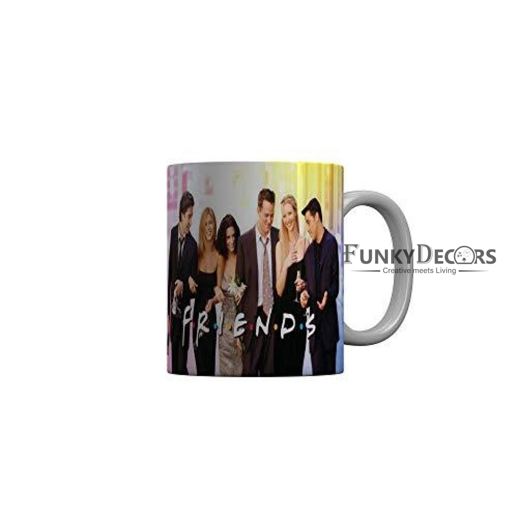 Funkydecors Friends Tv Series Ceramic Mug 350 Ml Multicolor Mugs