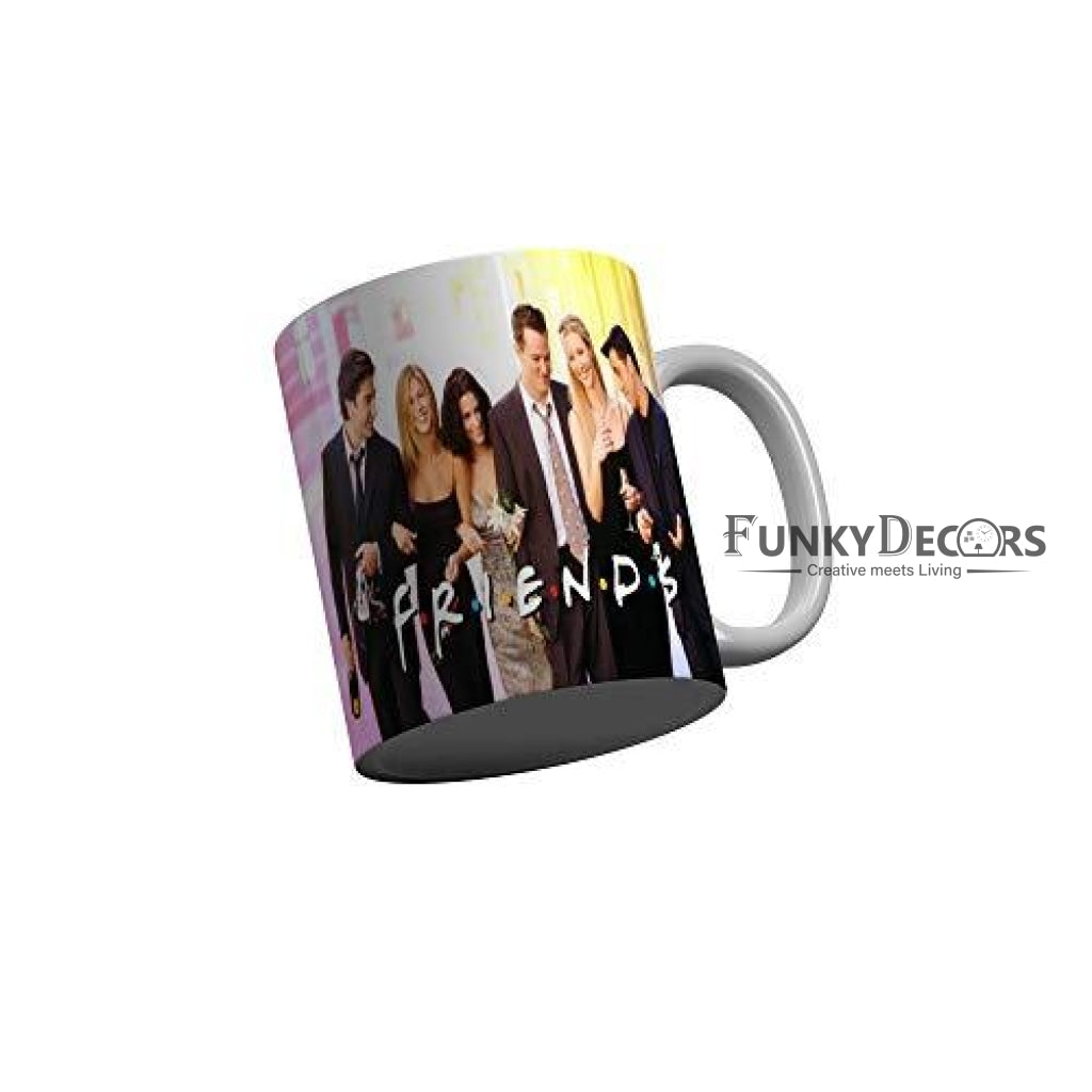 Funkydecors Friends Tv Series Ceramic Mug 350 Ml Multicolor Mugs