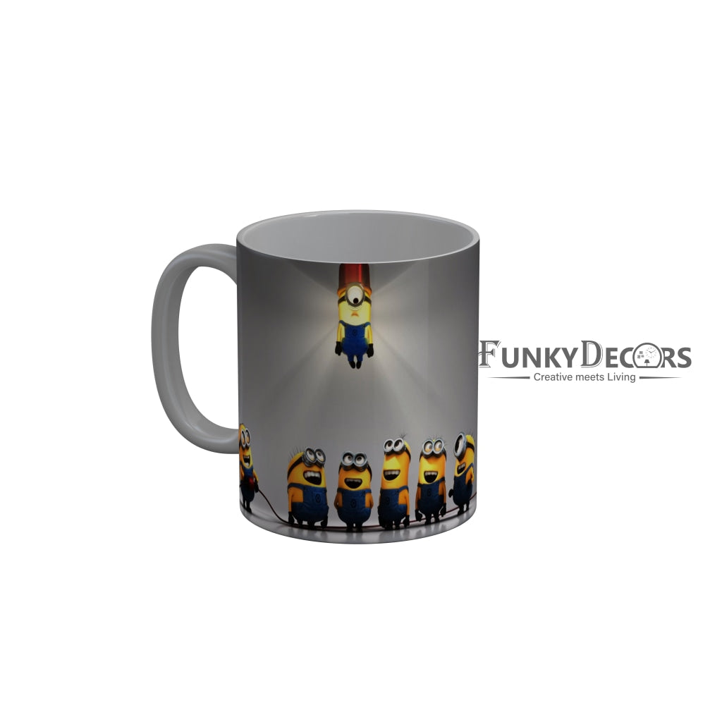 FunkyDecors Funny Minions Cartoon Ceramic Coffee Mug