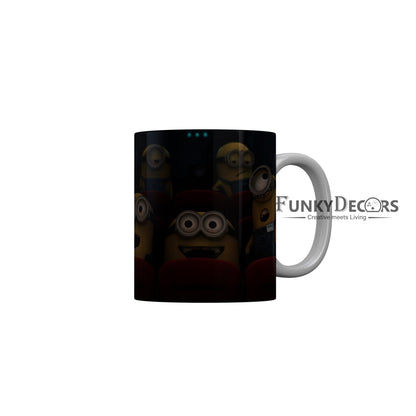 FunkyDecors Funny Minions Cartoon Ceramic Coffee Mug