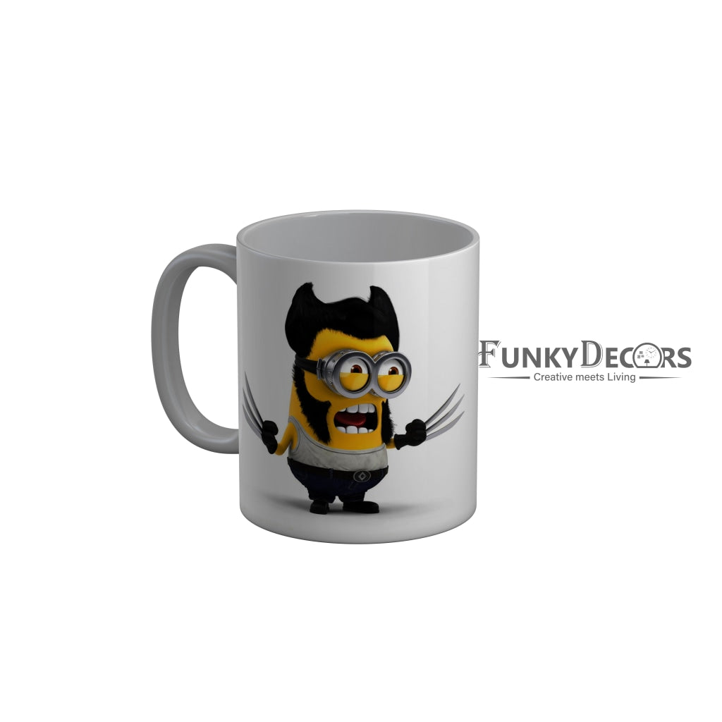 FunkyDecors Funny Minions Cartoon Ceramic Coffee Mug