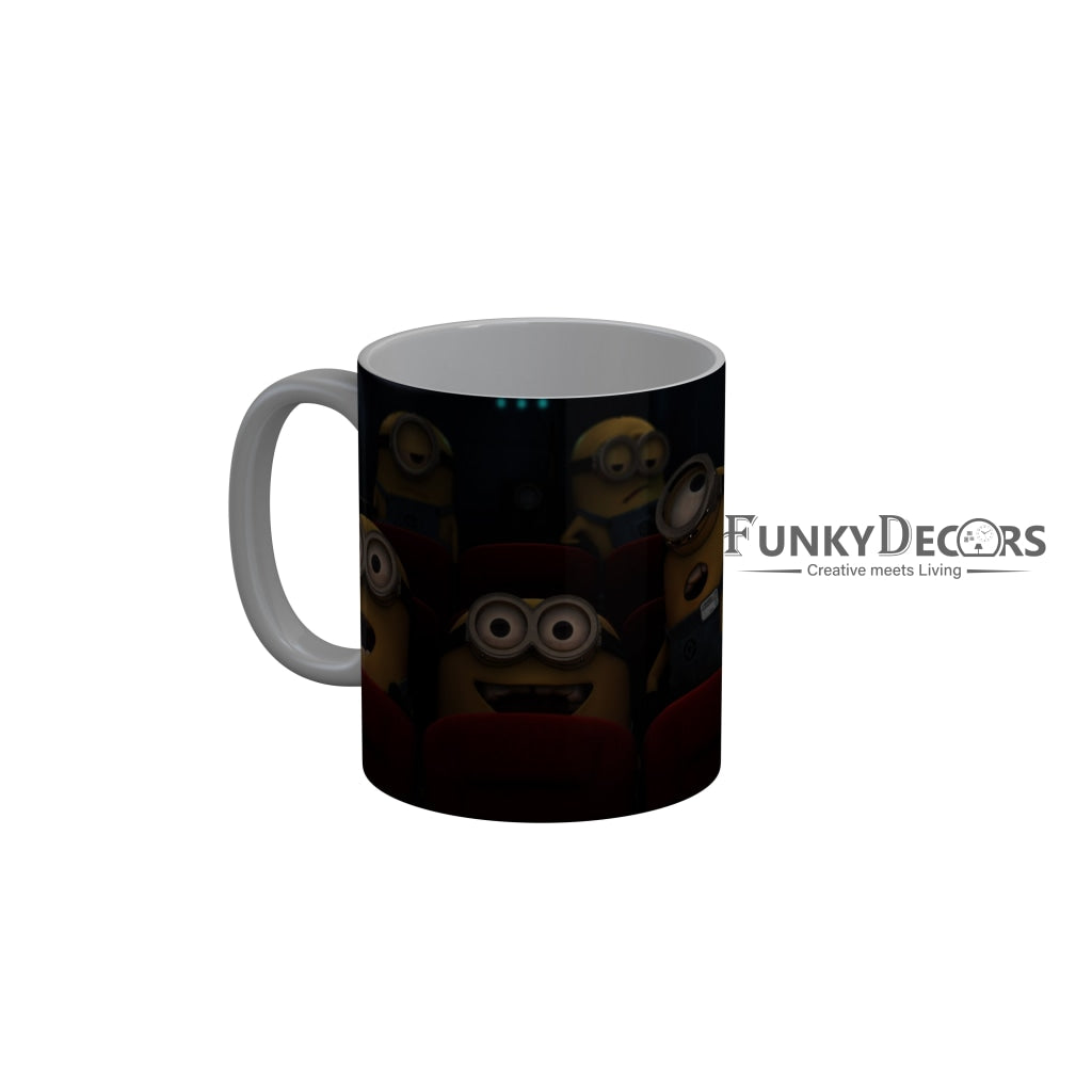 FunkyDecors Funny Minions Cartoon Ceramic Coffee Mug