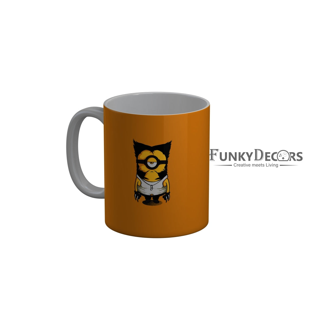 FunkyDecors Funny Minions Cartoon Ceramic Coffee Mug