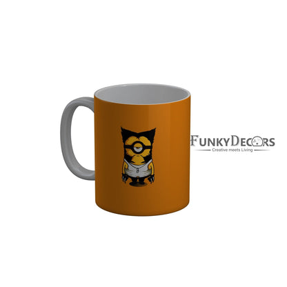 FunkyDecors Funny Minions Cartoon Ceramic Coffee Mug
