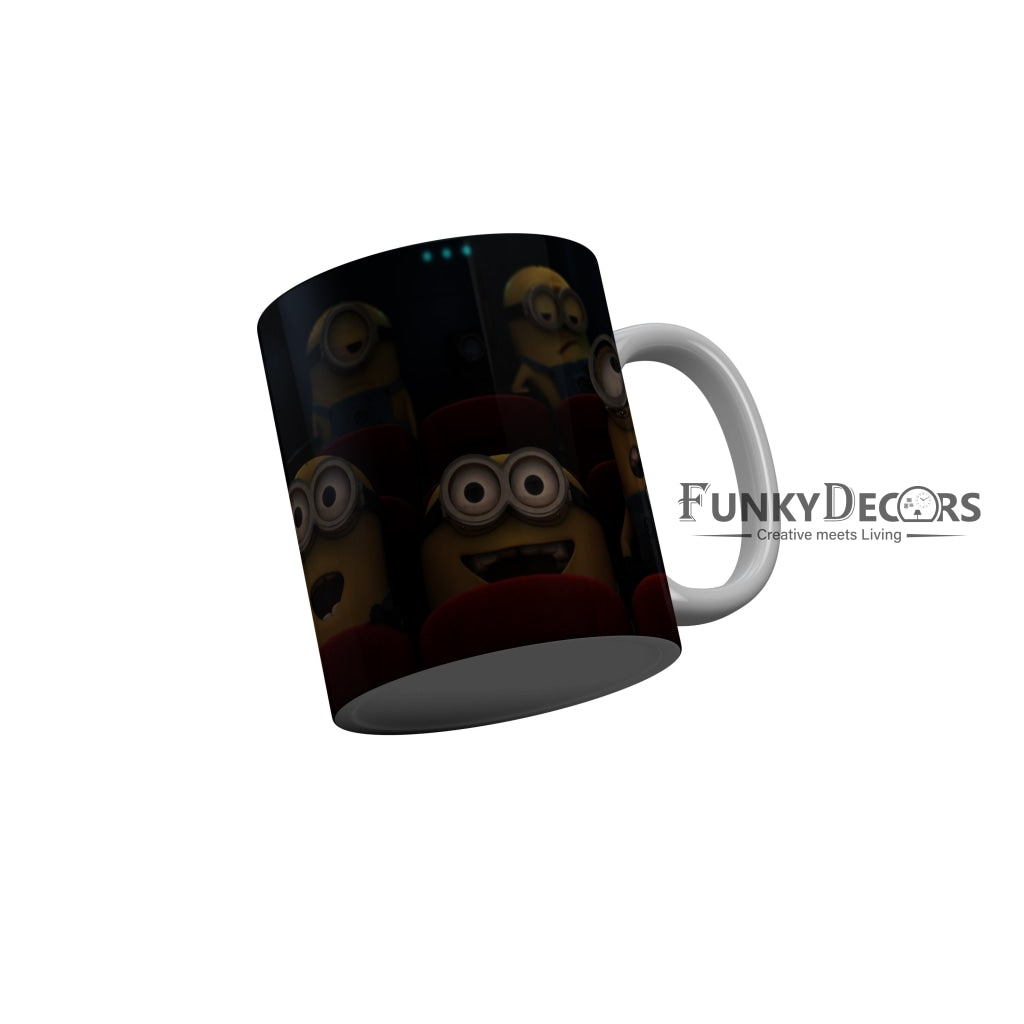 FunkyDecors Funny Minions Cartoon Ceramic Coffee Mug