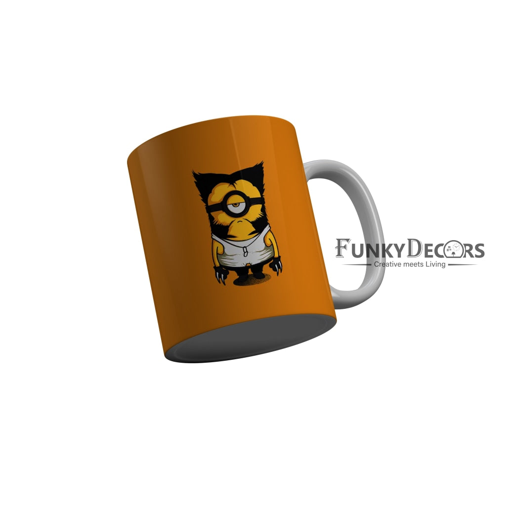 FunkyDecors Funny Minions Cartoon Ceramic Coffee Mug
