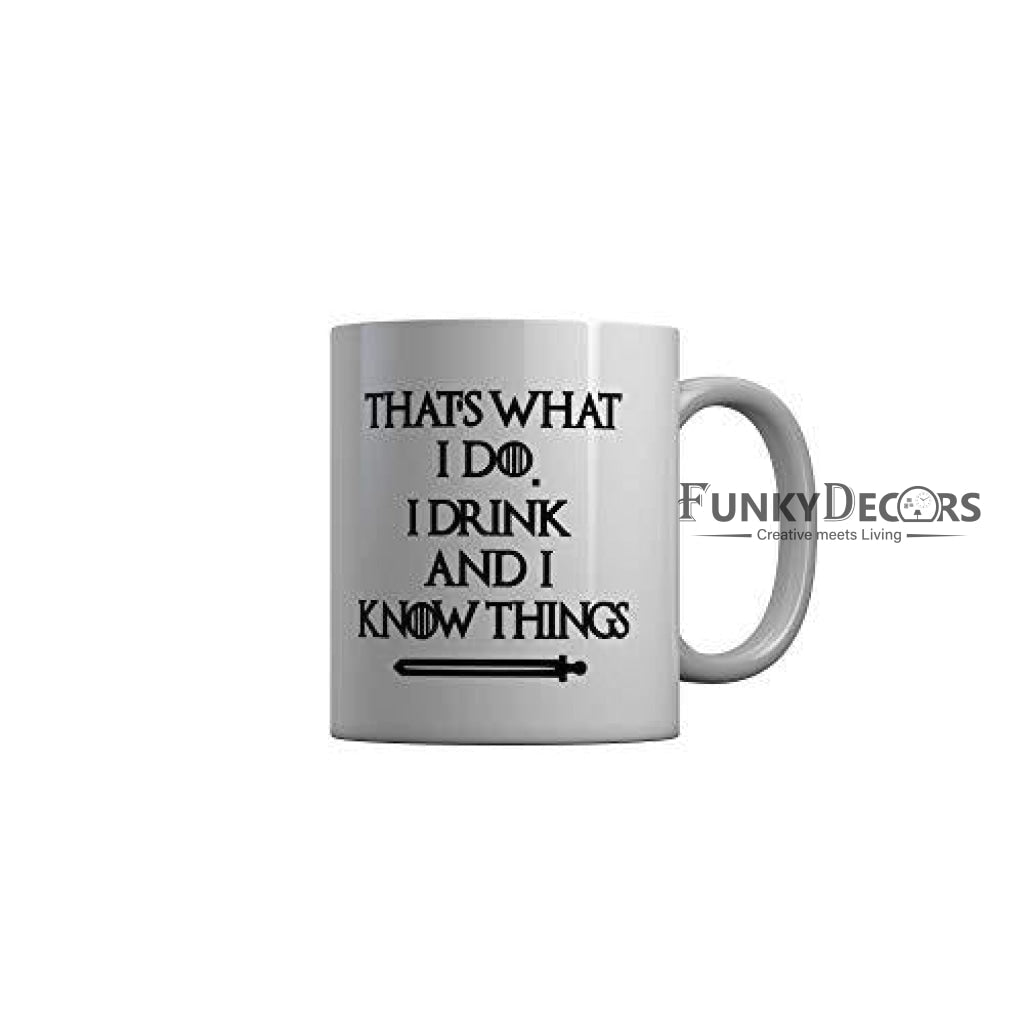 Funkydecors Got Series Ceramic Mug 350 Ml Multicolor Mugs